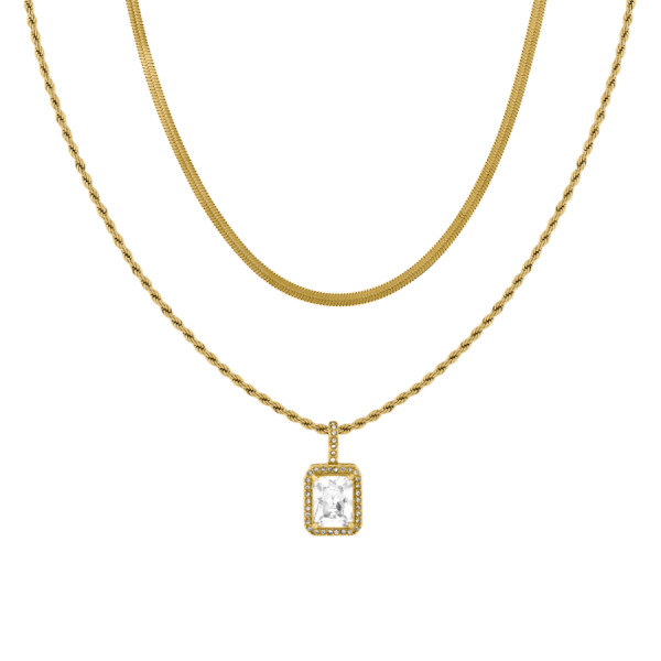 Elegance Ketten Set 14K Vergoldet Verkauf