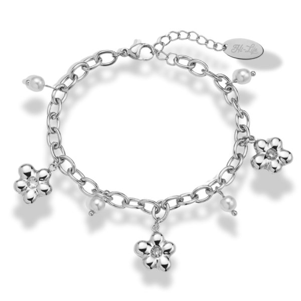 Golden Flower Charm Armband 14K Vergoldet Jetzt online – Bild 3
