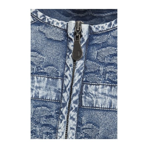 Waterville Long Sleeve Cardigan - Sky Wash Mode – Bild 3