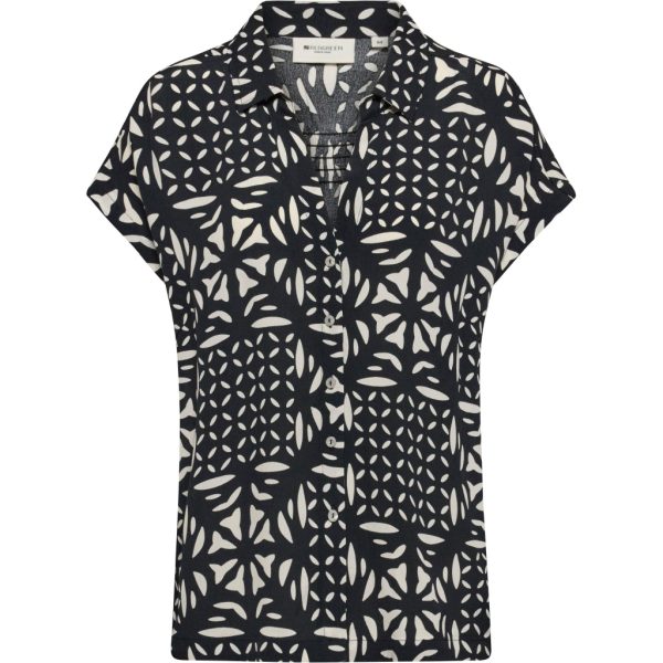 Arndis Shirt - Navy Pattern Verkauf – Bild 2