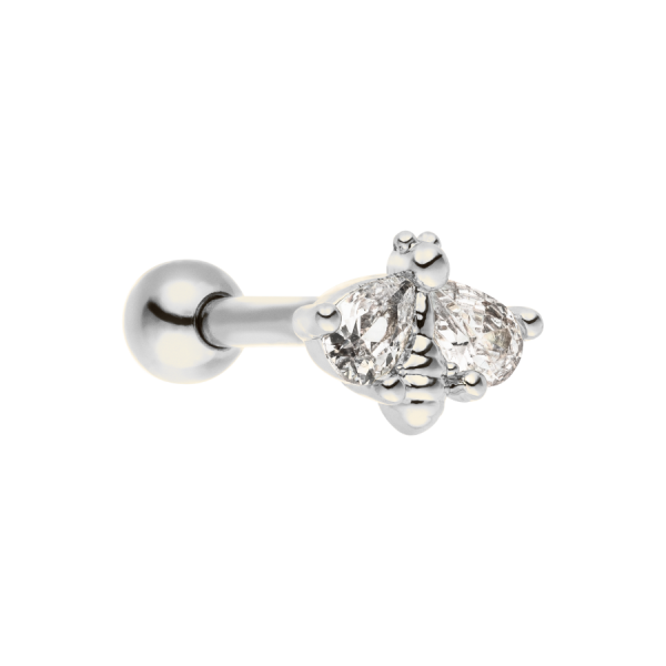 Heavenly Bee Ohr Piercing 18K Vergoldet Rabatt – Bild 5