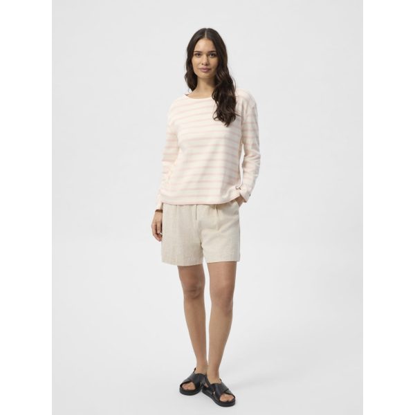 Claudia T-shirt - Rose Pastel Stripe Im Angebot