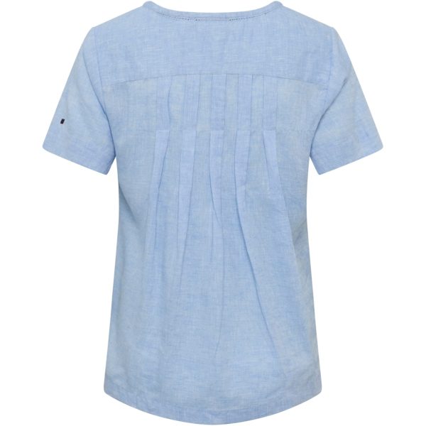 Alexia Shirt - Sky Blue Melange Jetzt online – Bild 2