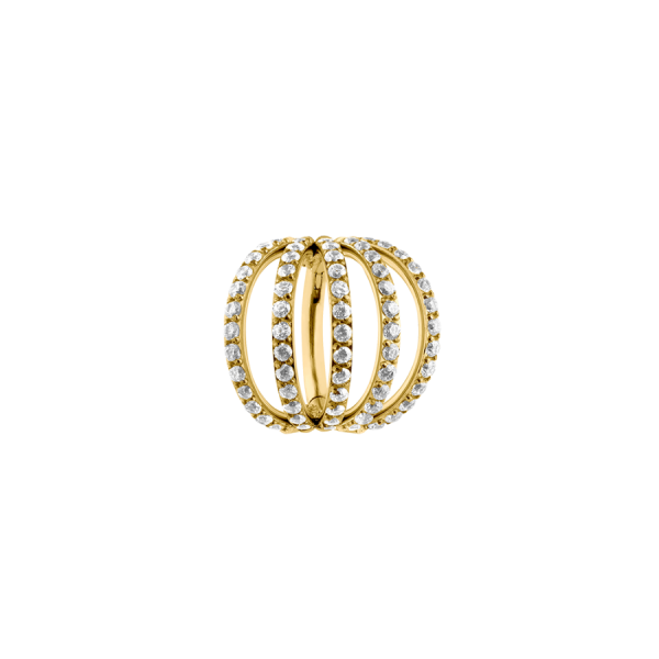 Quintupel Line Clicker Piercing Gold Zu verkaufen