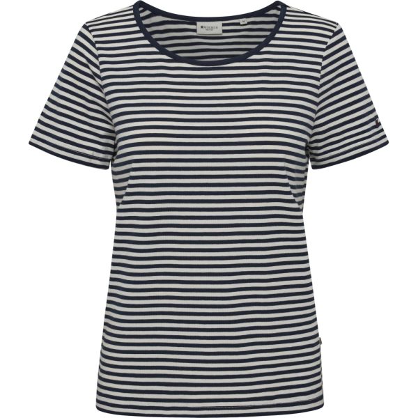 Cecilie Tee - Dark Navy Stripe Mode