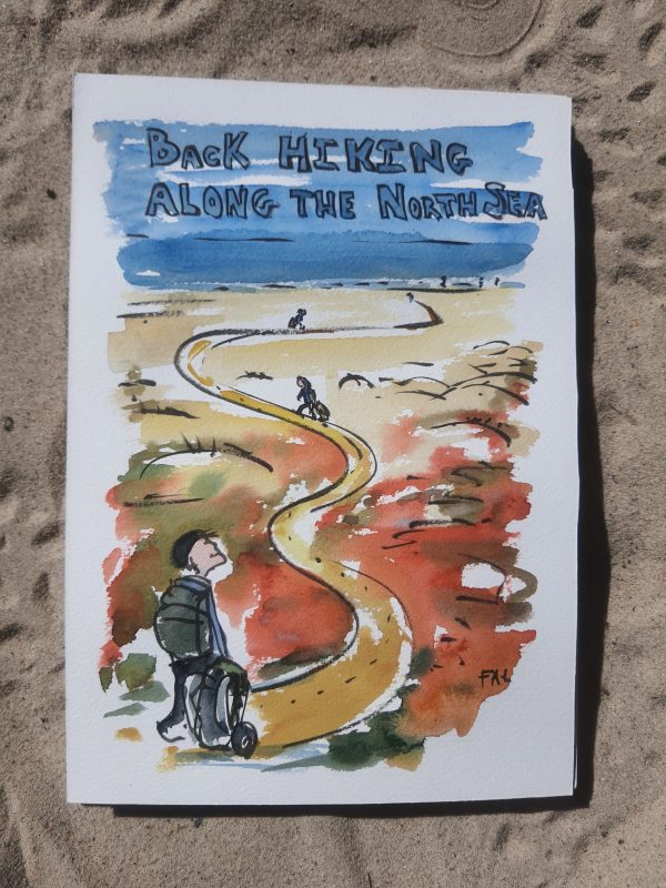 Dj00288 Original drawing Back at the North Sea Im Angebot