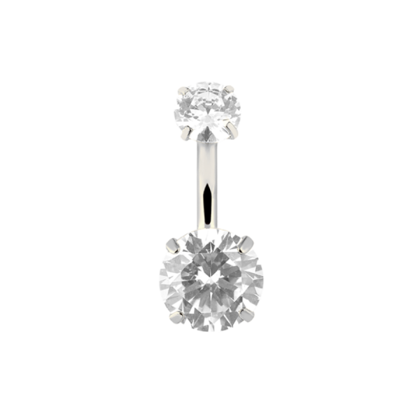 Simple Shiny Belly Button Ring Gold Verkauf – Bild 2