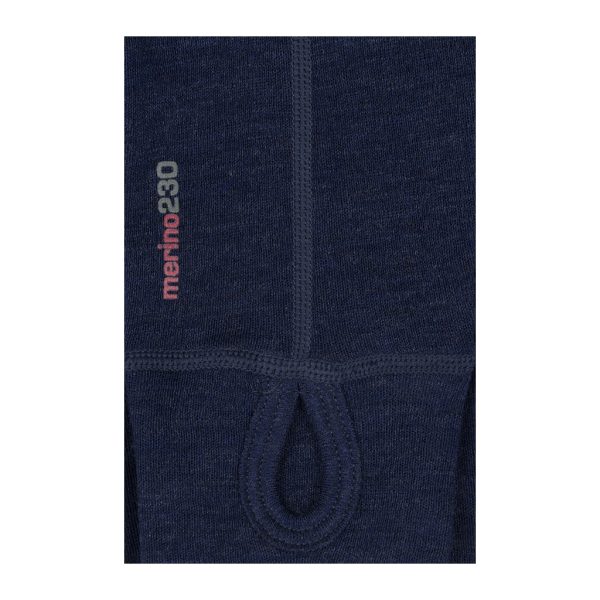 Mens Merino Wool Crew Neck - Navy Marle Im Angebot – Bild 4