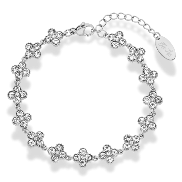 Crystal Flower Armband 14K Vergoldet Angebot – Bild 5