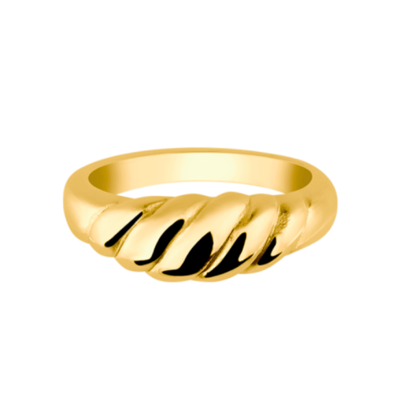 Everyday Bold Ring 18K Gold Plated Im Angebot