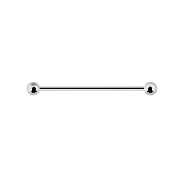 Simple Industrial Piercing Silber Mode