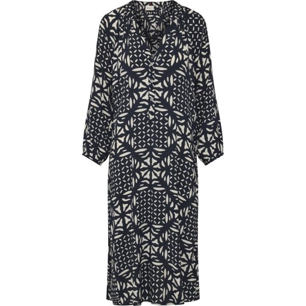Djamilla Dress - Navy Pattern Mode – Bild 2