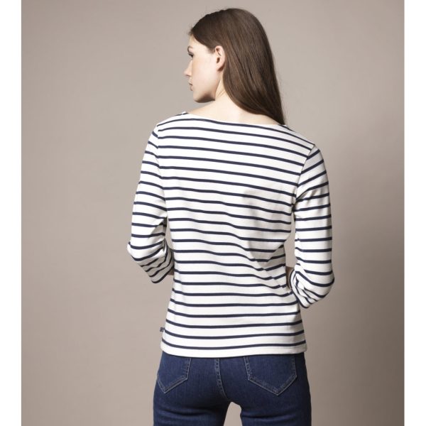 Cannes 3 4 sleeve Tee - Ecru SR Navy Im Angebot – Bild 2