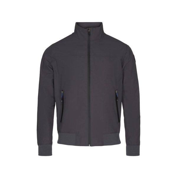 Constantin Zip Jacket - Dark Grey Mode