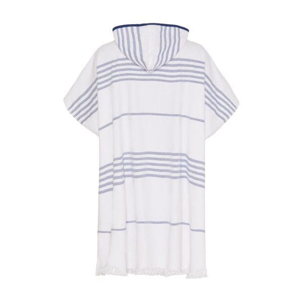 Dune Beach Poncho - White Dark Navy Angebot – Bild 2