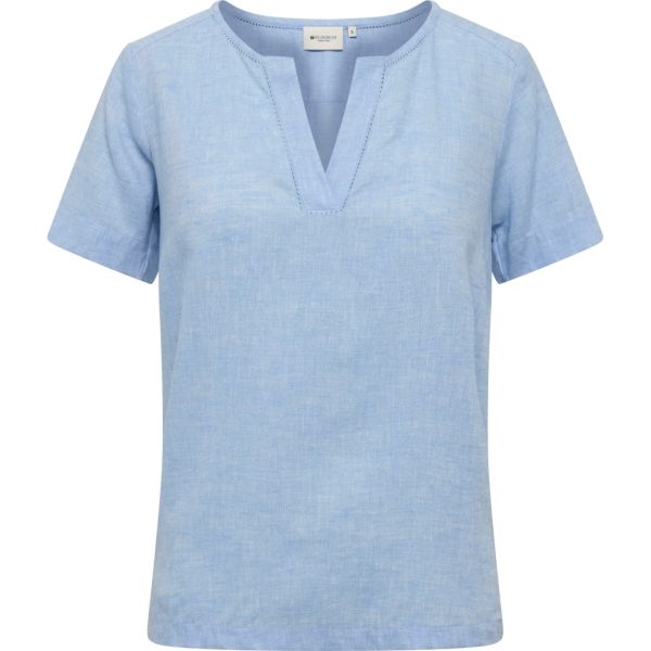Alexia Shirt - Sky Blue Melange Jetzt online