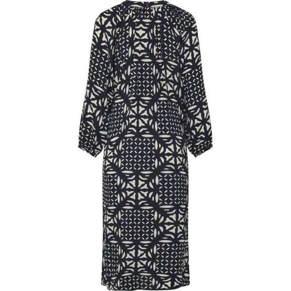 Djamilla Dress - Navy Pattern Mode – Bild 3