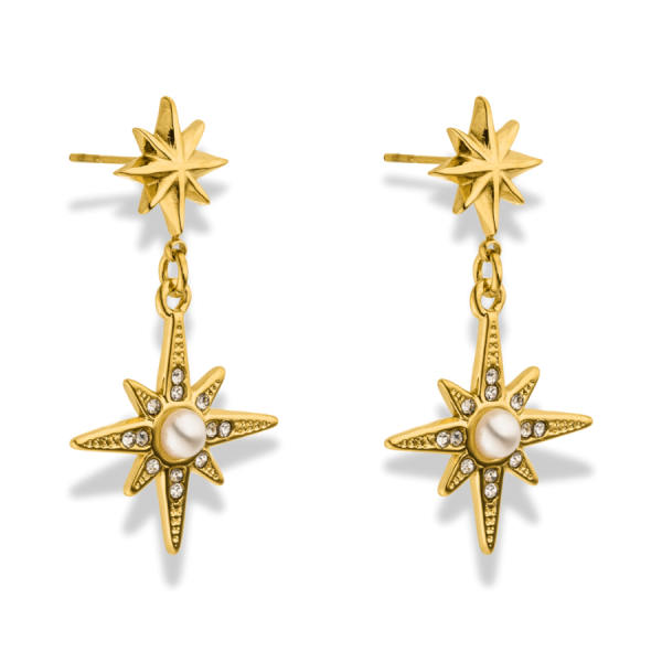 Northern Star Pearl Ohrstecker 14K Vergoldet Verkauf