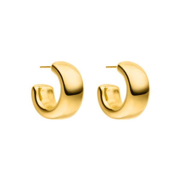 Chunky Popular Ohrstecker 18K Vergoldet Jetzt online