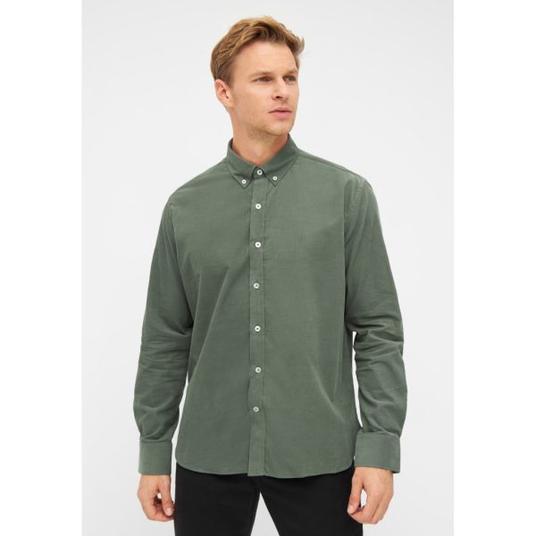 Lester Baby Cord Shirt - Dark Green Online