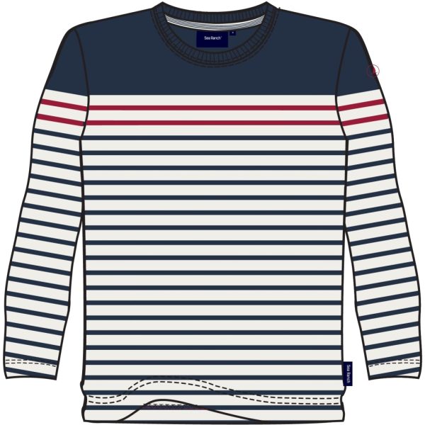 Louie T-shirt - SR Navy SR Red Pearl Rabatt – Bild 3