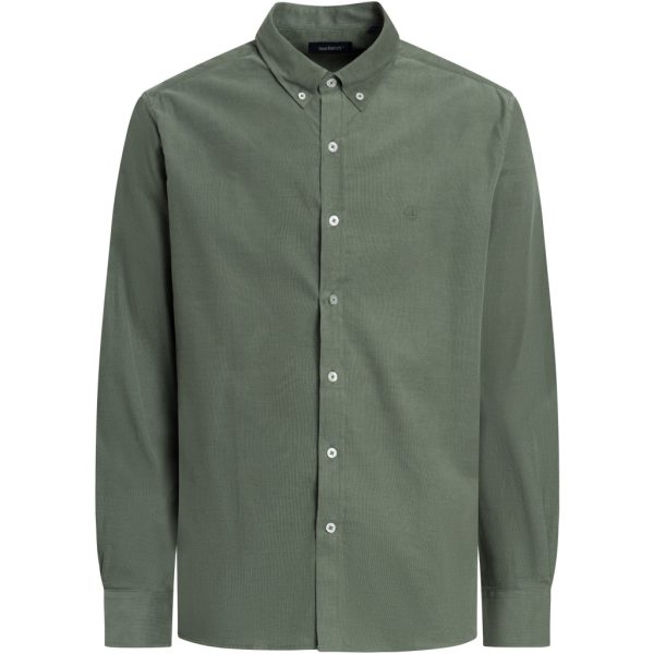 Lester Baby Cord Shirt - Dark Green Online – Bild 3