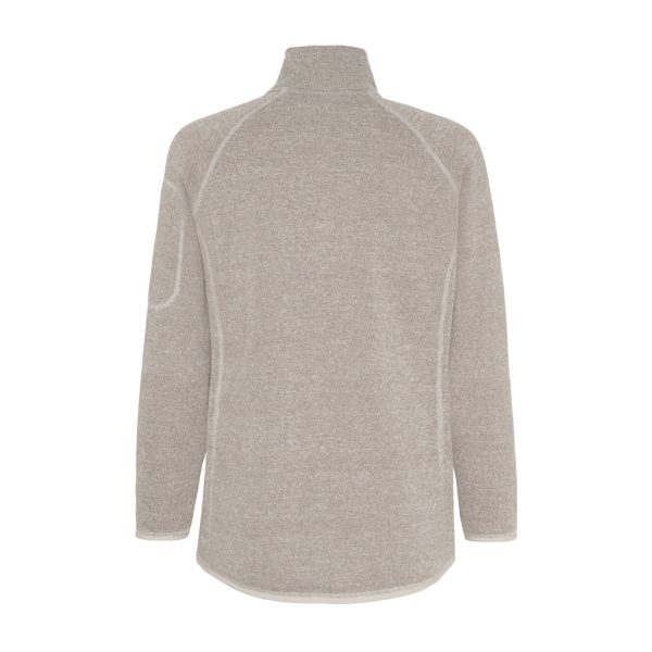 Eleana Fleece - Brown Melange Verkauf – Bild 3