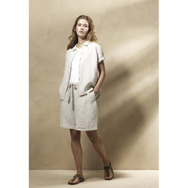 Athea Shirt - Ligth Sand Melange Rabatt – Bild 2