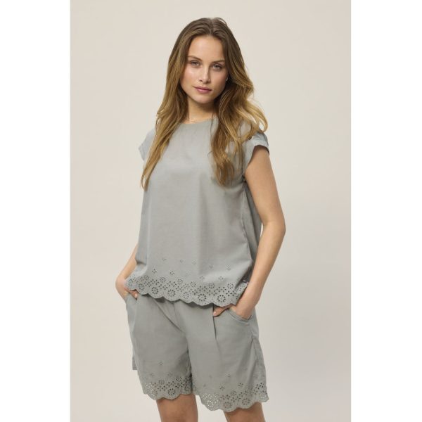 Anetta Shirt - Pastel Green Online-Schn?ppchen