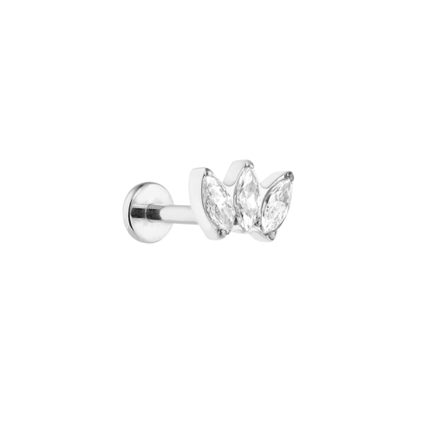 Limitless Lotus Labret Piercing Silber Jetzt online – Bild 2
