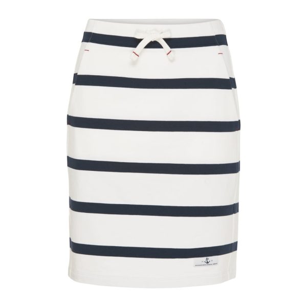 Anjelica Striped Skirt - Pearl Dark Navy Im Angebot