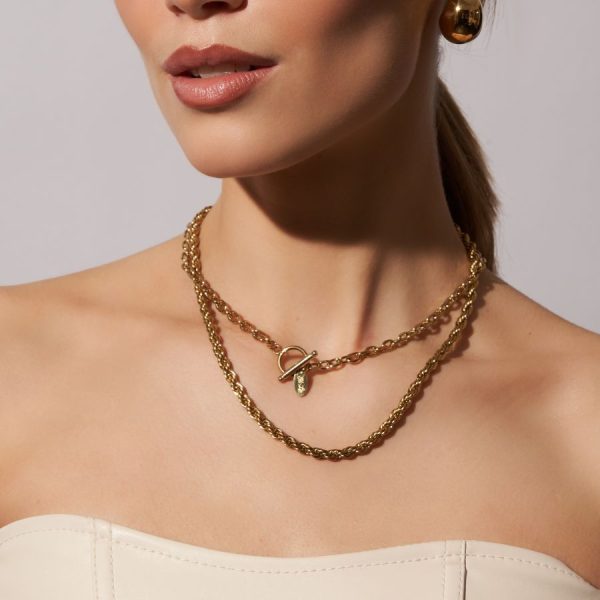 Bold Twisted Kette 14K Vergoldet Angebot – Bild 2