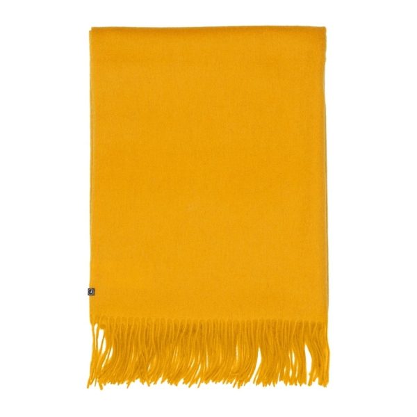 Big Wool Scarf - Golden Rabatt