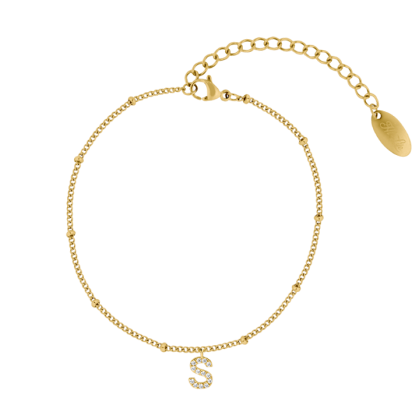 Simple Letter Armband 14K Vergoldet Mode