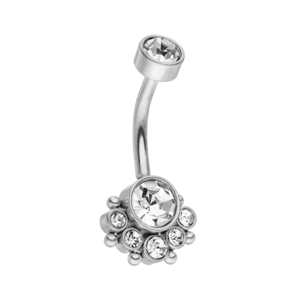 Sweet Life Belly Piercing 18K Vergoldet Mode – Bild 2