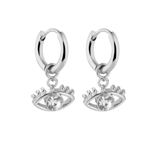 Abbaddon Eye Huggie Ohrringe 14K Vergoldet Angebot – Bild 3