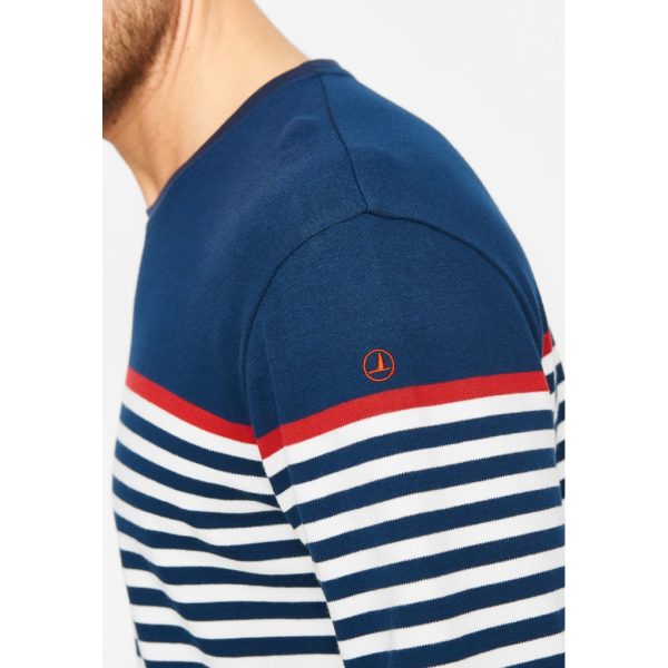 Hauge Long sleeve Striped Tee - SR Navy SR Red Pearl Schn?ppchen – Bild 5