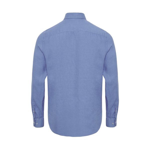 Bastian Linen Shirt - Light Blue Online-Verkauf – Bild 2