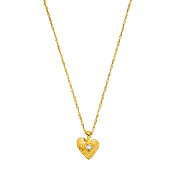 Melted Heart Kette 14K Vergoldet Angebot