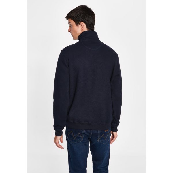 Cromwell 3XL-4XL Half Zip Sweater - Navy Online – Bild 2
